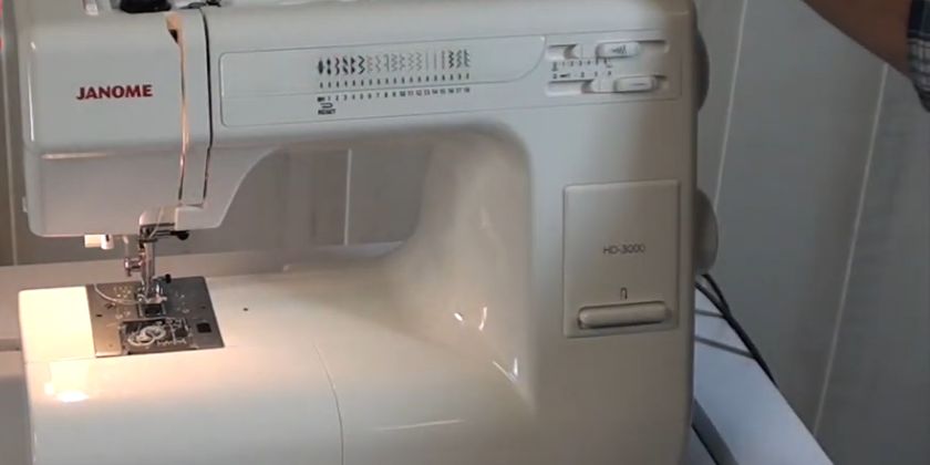 Janome HD3000 - Best Sewing Machine For Leather