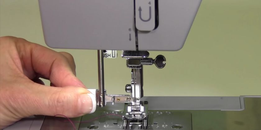 match needle hole with needle threader